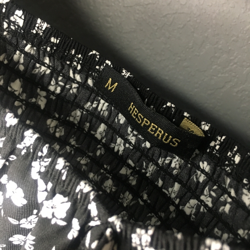 Floral Black and White Dress - Picture 2 of 4